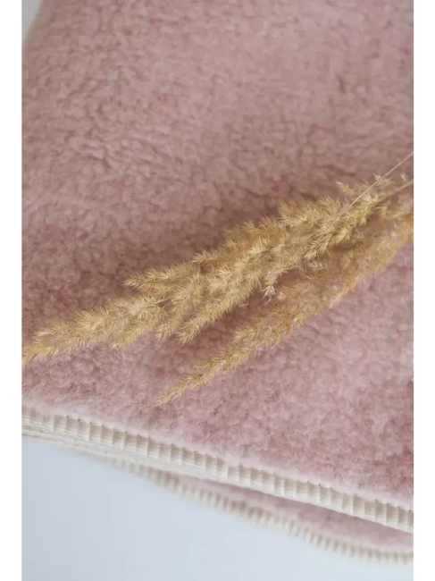 плед детский м027. арт.22396 р-р 110*140 цвет розовый - фото2