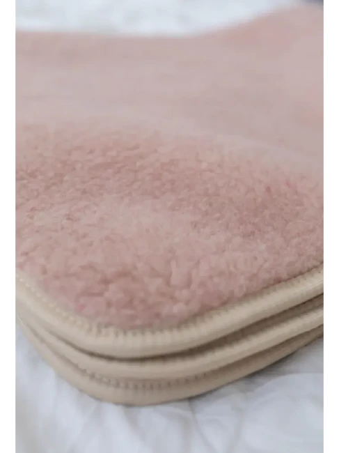 плед детский м027. арт.22396 р-р 110*140 цвет розовый - фото3