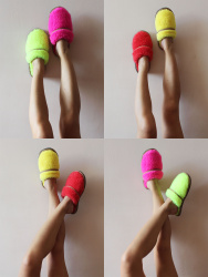  Обувь домашняя пантолеты (тапки) LANATEX из натуральной овечьей шерсти. Арт. 2288 - фото