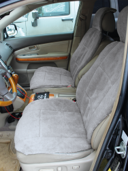 Накидка на автомобильное сидение LANATEX модель 168, артикул 22162, размер 145*55*1,5 , цвет серый - фото
