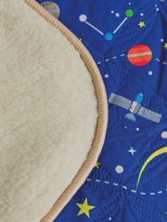 Одеяло детское двустороннее LANATEX  из натуральной овечьей шерсти. Арт. 932 - фото