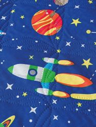 Одеяло детское двустороннее LANATEX  из натуральной овечьей шерсти. Арт. 932 - фото