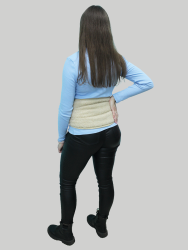 Пояс из натуральной овечьей шерсти. Арт. 638 - фото