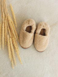 Обувь домашняя ботинки (бурки) LANATEX из натуральной овечьей шерсти. Арт. 2298 - фото