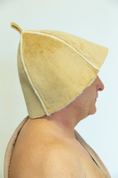 Шапка LANATEX модель 183, артикул 22456,размер 54-60, цвет бежевый;  - фото