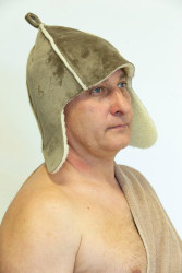 Шапка LANATEX модель 182, артикул 22455, размер 54-60, цвет св.коричневый - фото