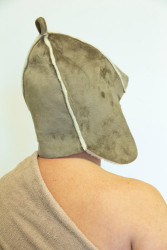 Шапка LANATEX модель 182, артикул 22455, размер 54-60, цвет св.коричневый - фото