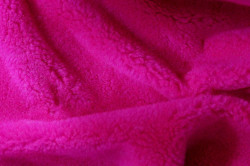 Полотно ворсовое трикотажное из натуральной овечьей шерсти - фото