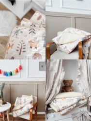 Одеяло детское LANATEX модель 027 артикул 932-2, размер 110*140, цвет бежевый, молочный; - фото