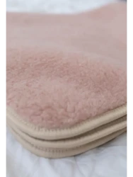 плед детский м027. арт.22396 р-р 110*140 цвет розовый - фото