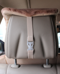 Накидка на автомобильное сидение LANATEX модель 168, артикул 22163, размер 145*55*1,5, цвет бежевый - фото