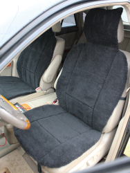 Накидка на автомобильное сидение LANATEX модель 168, артикул 22161, размер 145*55*1,5 , цвет черный - фото