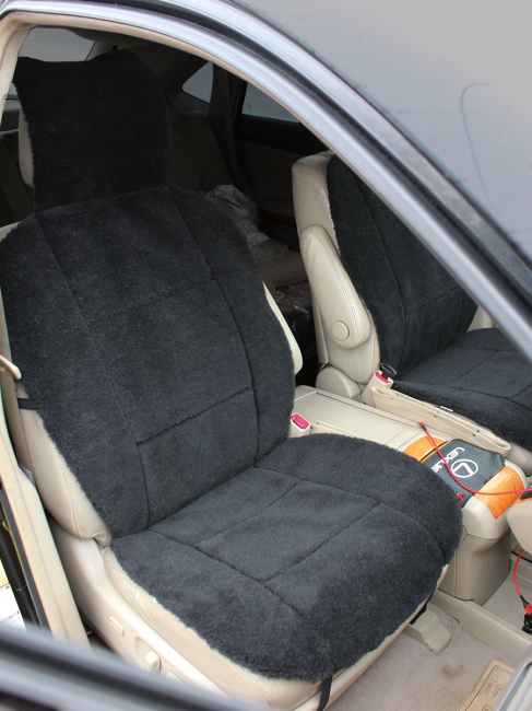 Накидка на автомобильное сидение LANATEX модель 168, артикул 22161, размер 145*55*1,5 , цвет черный - фото9
