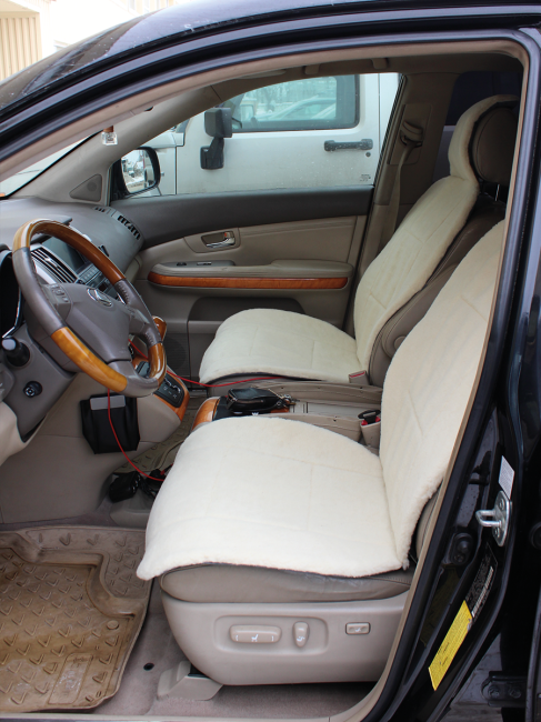 Накидка на автомобильное сидение LANATEX модель 168, артикул 22164, размер 145*55*1,5, цвет белый - фото7