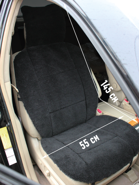 Накидка на автомобильное сидение LANATEX модель 168, артикул 22161, размер 145*55*1,5 , цвет черный - фото10